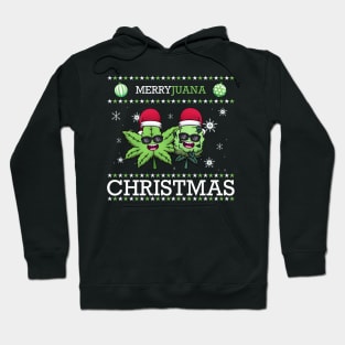 Cool Merryjuana Christmas Hoodie